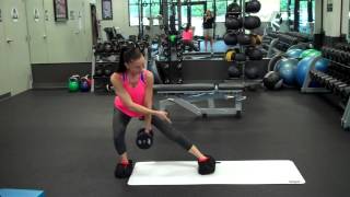 Lateral Lunge using Slide Board or Valslide [upl. by Kylen]