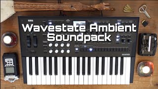 Korg Wavestate Soundpack  JK Ambient Soundscapes [upl. by Ynohta483]