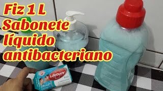 SABONETE CASEIRO ANTIBACTERIANO ECONÔMICO [upl. by Saffian780]