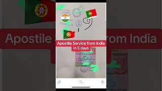 Apostile Service from IndiaIn 5 days [upl. by Bj]