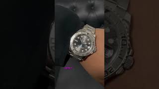 Rolex Yacht Master 40 Rhodium Dial 2023 [upl. by Anahcra]