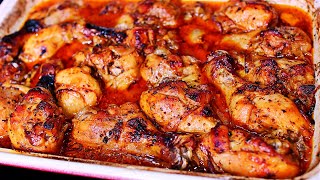 Slowly Baked Fall off the bone Chicken  Easy Baked Chicken Drumsticks Recipe [upl. by Etnwahs666]