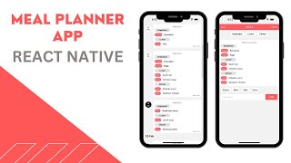 🔴 Lets build a full Stack Meal Planner App with React Native using MongoDB [upl. by Fanchon]