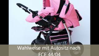 Magnum Kinderwagen Kombikinderwagen 26 Farben TOP AUSSTATTUNG im Lux4Kids Kinderwagen Test [upl. by Gordy]