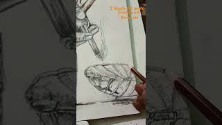 Easy free hand drawing Creative art Creative idea Title smokersketch drawing pencile [upl. by Esilahs]