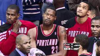 Marcus Camby vs Seraphin Fight [upl. by Anomer77]