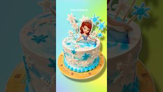 frozen cake 😳🔥 itna Sundar design [upl. by Acissey523]