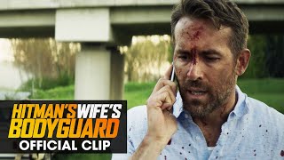 The Hitman’s Wife’s Bodyguard 2021 Movie Official Clip “Who Were You Talking To”  Ryan Reynolds [upl. by Aidole883]