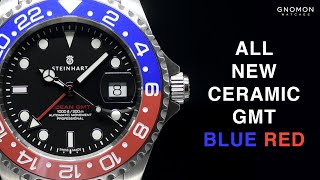 Steinhart Ocean 1 GMT BlueRed Ceramic 2 [upl. by Icyak]