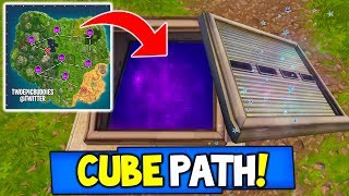 Fortnite CUBE PATH LEAKED quotWAILING WOODS SECRET BUNKER CUBE INBOUNDquot Season 5 Storyline Ending [upl. by Groome]