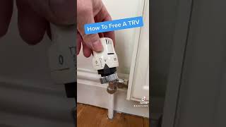 How To Repair A Radiator  How To Free A TRV Thermostatic Valve [upl. by Marshal]