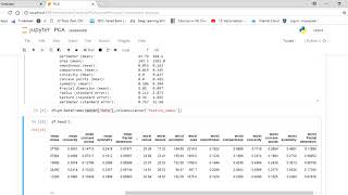 Principle Component Analysis PCA using sklearn and python [upl. by Julienne]