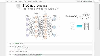 072 Sieć neuronowa  entropia krzyżowa i wiele klas [upl. by Enoob]