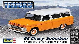 How to Build the 1966 Chevy Suburban 125 Scale Revell Model Kit 854409 Review [upl. by Eneluj295]