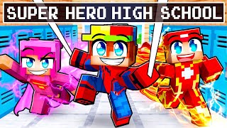 Johnny Goes To SUPERHERO SCHOOL In Minecraft [upl. by Liva]