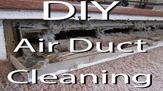 DIY  Clean Your Air Heat Vents [upl. by Aronael]