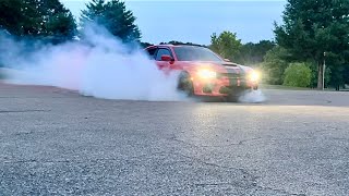 Dodge Charger Hellcat Redeye Burnout [upl. by Atoked550]