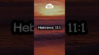 A Bible verse to inspire you 😇 Hebrews 111 [upl. by Ponton]