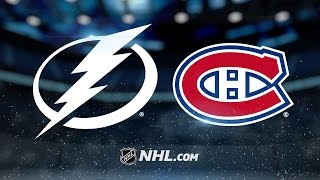 Plekanec Gallagher lead Canadiens past Lightning [upl. by Intruok]