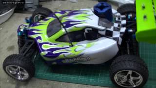 BackWash Nitro RC Buggy  RustyRC [upl. by Rolo]