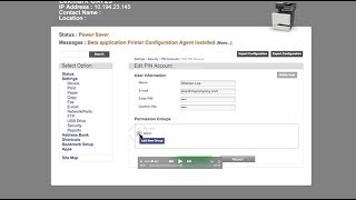 Lexmark Printer Security—Configuring PIN Password Login Method [upl. by Pleione]