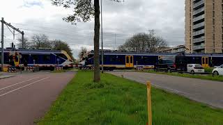 Spoorwegovergang Purmerend Overwhere  Dutch railroad crossing [upl. by Annahsal]