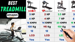 Top 5 Best Treadmill for Home Use in India  Durafit Treadmill VS Powermax Treadmill VS Sparnod [upl. by Notgnimer]