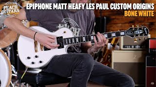 No TalkingJust Tones  Epiphone Matt Heafy Les Paul Custom Origins  Bone White [upl. by Oswald]