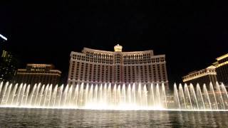 HD Bellagio Fountain Luck Be A Lady [upl. by Urbain575]