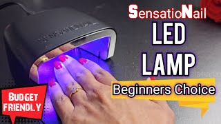 SensatioNail LED LAMP for Nails Review  Begginers Choice [upl. by Ellehsem]