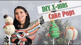 How to make Christmas Cake Pops [upl. by Bel]