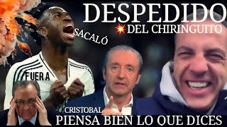 CRISTOBAL SORIA y VINICIUS💥 DESPEDIDO del CHIRINGUITO en DIRECTO‼️ ULTIMA HORA 💥 [upl. by Eatnohs96]