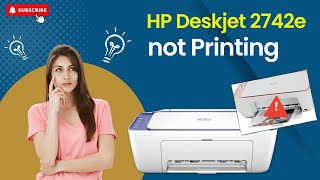 HP Deskjet 2742e not Printing Fixed  Printer Tales [upl. by Kenzi]