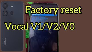 Factory reset Vocal V1V2V0 202425 [upl. by Olney]