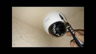 How to install a Reolink or Amcrest Security Camera [upl. by Essam421]