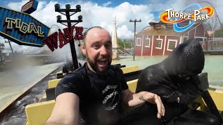 Tidal Wave Thorpe Park UK Full Ride POV [upl. by Corsetti]