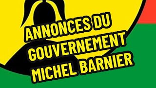 KANAKY  1ères Annonces du gouvernement Michel Barnier [upl. by Loux928]