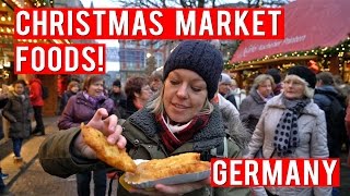 FOODS TO EAT AT A GERMAN CHRISTMAS MARKET [upl. by Aneem725]