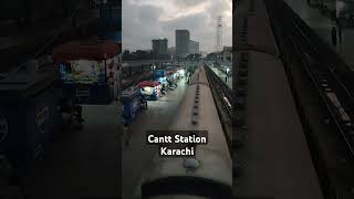 Cantt Station Karachi shorts railway canttstation train rashidameersiddiqui station [upl. by Llehsram]