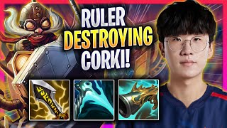 RULER DESTROYING WITH CORKI  JDG Ruler Plays Corki ADC vs Kaisa  Season 2024 [upl. by Retsevlys]