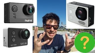 SJCAM SJ7 Star vs FireFly 8S vs ThiEye T5e Native 4K Action Cameras  the great competition [upl. by Ynove]