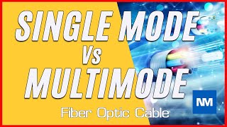 Single Mode vs Multimode Fiber Optic Cable Single Mode vs Multimode Fiber [upl. by Dahij555]