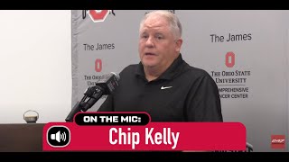 Ohio States Chip Kelly on returning to Oregon preparing for topthree matchup [upl. by Osman]