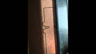 Laser cutting masonite timelapse 15x speed [upl. by Aehs]