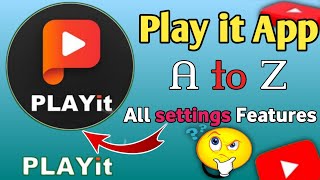 playit app all settings and features  playit a 2 to Z all settings  playit setup how to use playit [upl. by Engleman]