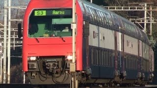 SBahn S3 WetzikonAarau ZVV an einem sonnigen Dezembertag [upl. by Blynn]