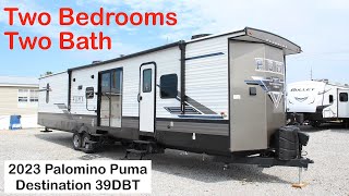 Perfect Destination RV for Couples 2023 Palomino Puma 39DBT [upl. by Eivod801]