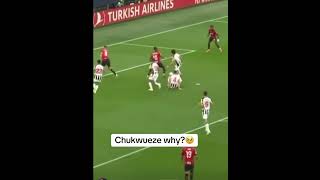 Samuel Chukwueze of AC Milan acmilan football soccer [upl. by Yddur360]