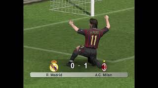 WINNING ELEVEN 9 l ALBERTO GILARDINO LONG SHOT GOALS VS REAL MADRID [upl. by Navillus376]