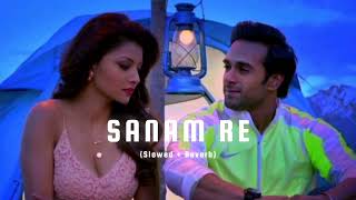 Sanam Re  Lyrics Slowed  Reverb Arijit Singh  Lofi Song [upl. by Enined67]